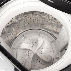 Midea 9 Kg 5 Star, Self Clean Drum Technology, Fully Automatic Top Load Washing Machine with Inbuilt Heater, 10 Wash Programs (MWMTL090FP1GHMB, Metal Body Mid Black)