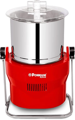 Ponmani Stainless Steel Hybrid Commercial Tilting Wet Grinder (5 Litre)