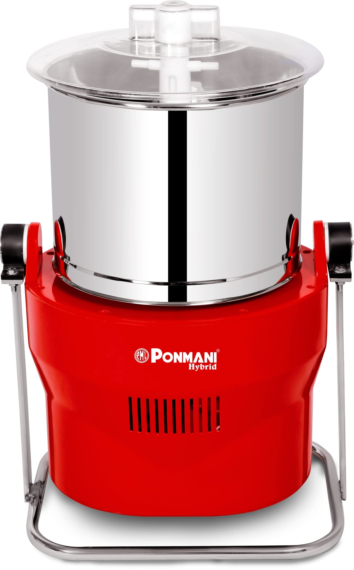 Ponmani Stainless Steel Hybrid Commercial Tilting Wet Grinder (5 Litre)