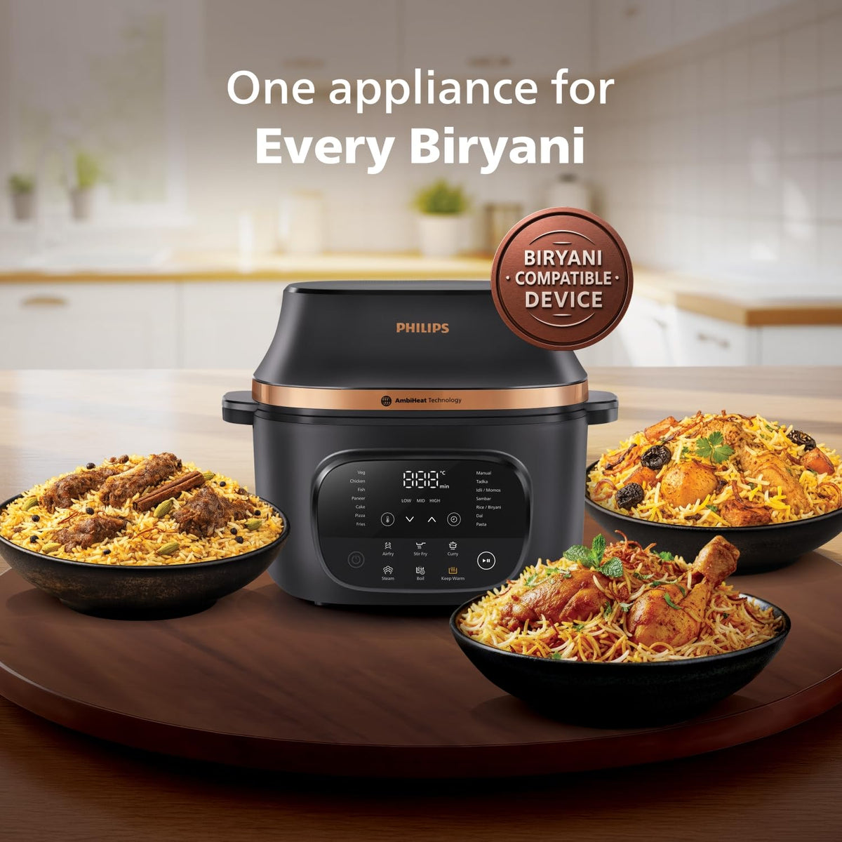Philips Smartchoice OneChef 6L Smart All in One Device, 100% Food Safe