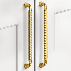 Plantex Cabinet Handle/Kitchen Cabinet Door Handle/Wardrobe/288 mm Cupboard Handle/Door Pull-Push Handle for Home/Office - Pack of 2 (Gold) (Model APS-DTC-3710)-1