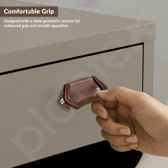 Plantex Drawer Kadi/3 Inch Chest Handle for Drawer/Rectangular Cabinet Kadi/Pull-Push Kadi for Home/Office Drawer - Pack of 2 (DTK-296, Rose Gold)-5