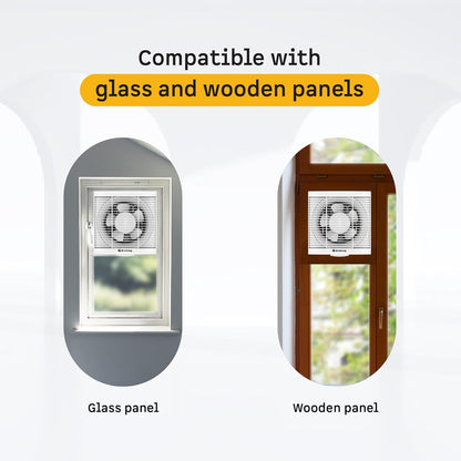 atomberg Efficio Exhaust Fan 200mm (8 Inches) | BLDC Motor | 20W | Low Noise | 1600 RPM | Ideal for Bathroom,Kitchen | Easy to Clean | Installation-Square Cut (245mm) | 2 Years Warranty (Gloss White)