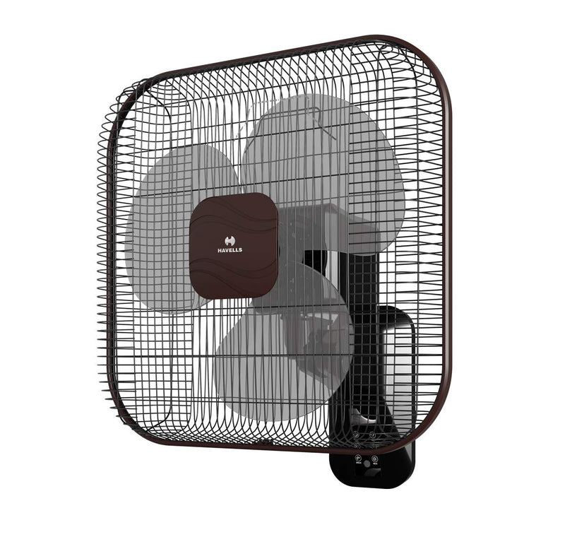 Havells Aindrila Premium 400mm Wall Fan (Brown Black)-1
