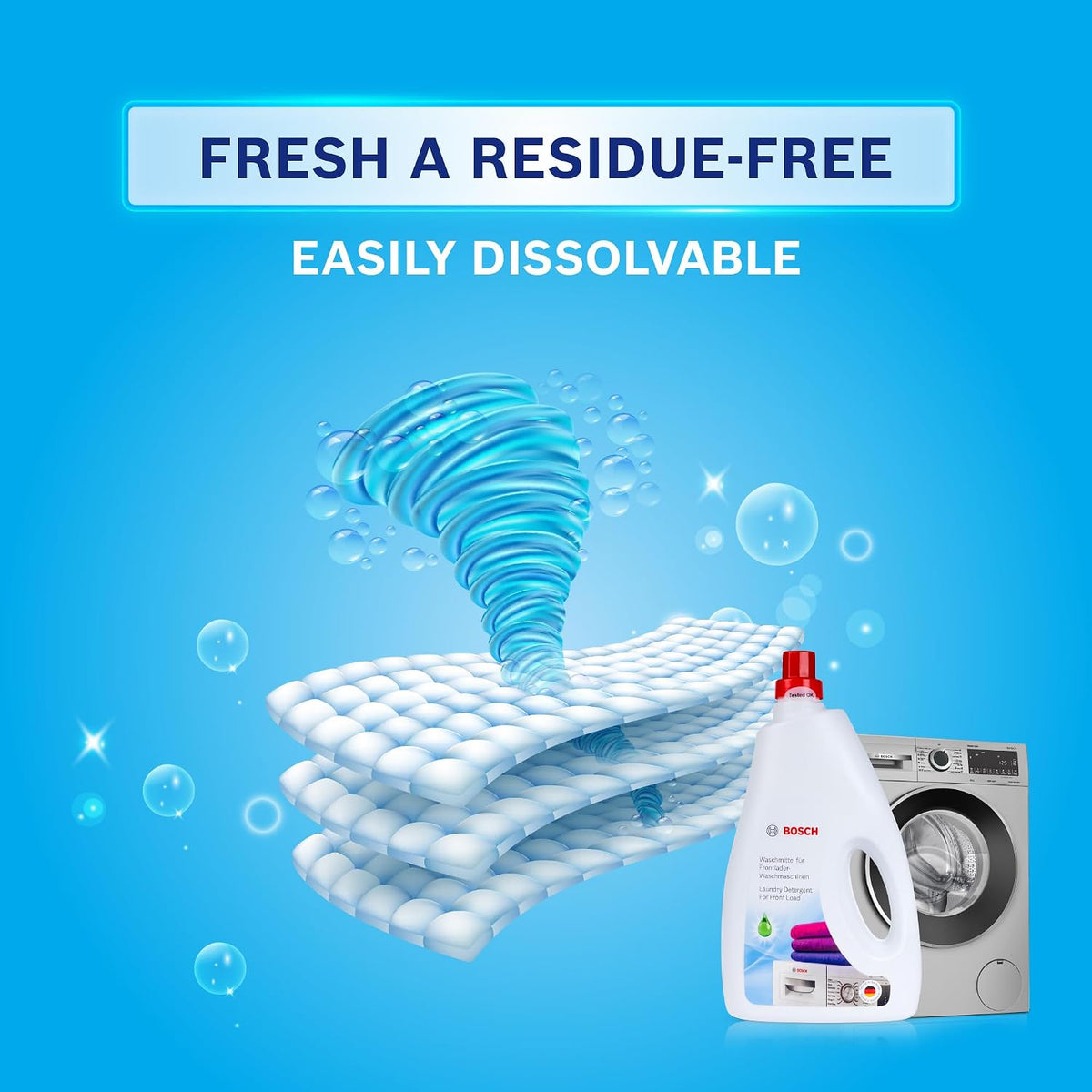 Bosch Front Load Washing Machine Liquid Detergent - 1.8 L