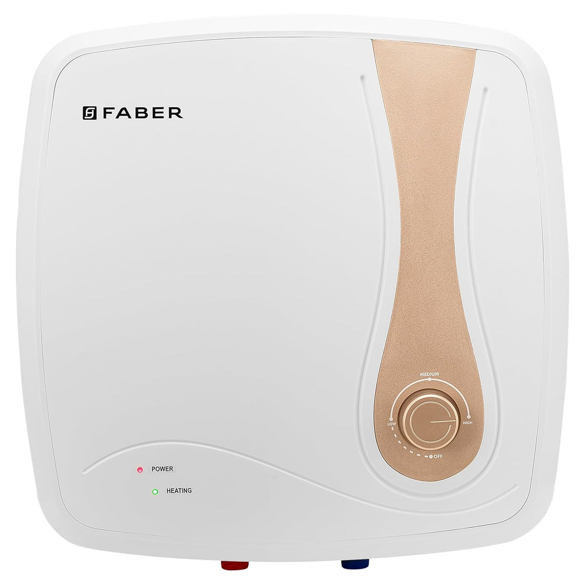 Faber Helios 25L Storage Water Heater | 5★ BEE | Auto Cutout | Warranty:5Y Tank,2Y Element & Product|8 Bar| Glassline Co