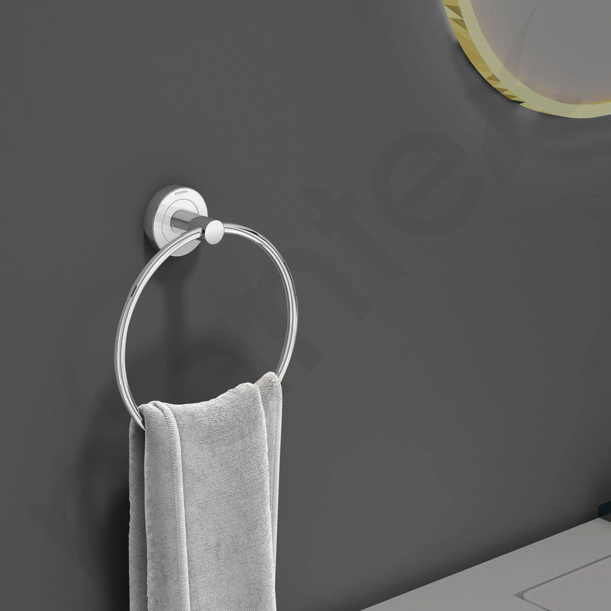 Plantex Stainless Steel Kitchen Towel Hanger/Napkin Holder for Washbasin/Towel Holder for Bathroom (Pack of 3)-3