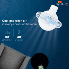 RR Signature 400 MM Zello Normal Speed Pedestal Fan I Stand Fan For Home-6