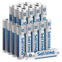 Philips AAA Alkaline Battery,10 Pack Ultra Long-Lasting Performance Battery (Pack of 10) (AAA Battery Ultra-20pcs)
