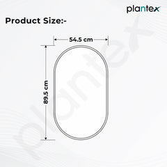 Plantex Aluminium Frame Mirror for Bathroom/Wall Mount Capsule Mirror for Bedroom/Dressing Room/Living Room/Entryway - (Rose Gold, 22x36 Inch)-2
