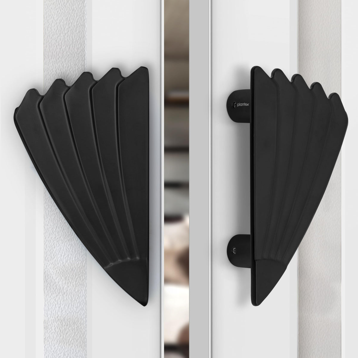 Plantex Door Handle/6 Inch Main Door Handle/Handle for Wooden Door/Pull-Push Door Handle/Door Accessories (Pack of 1, Black)