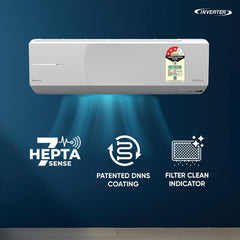 Daikin 1.5 Ton 3 Star Inverter Split AC (Copper, PM2.5 Filter, FTKL50XV16, White)
