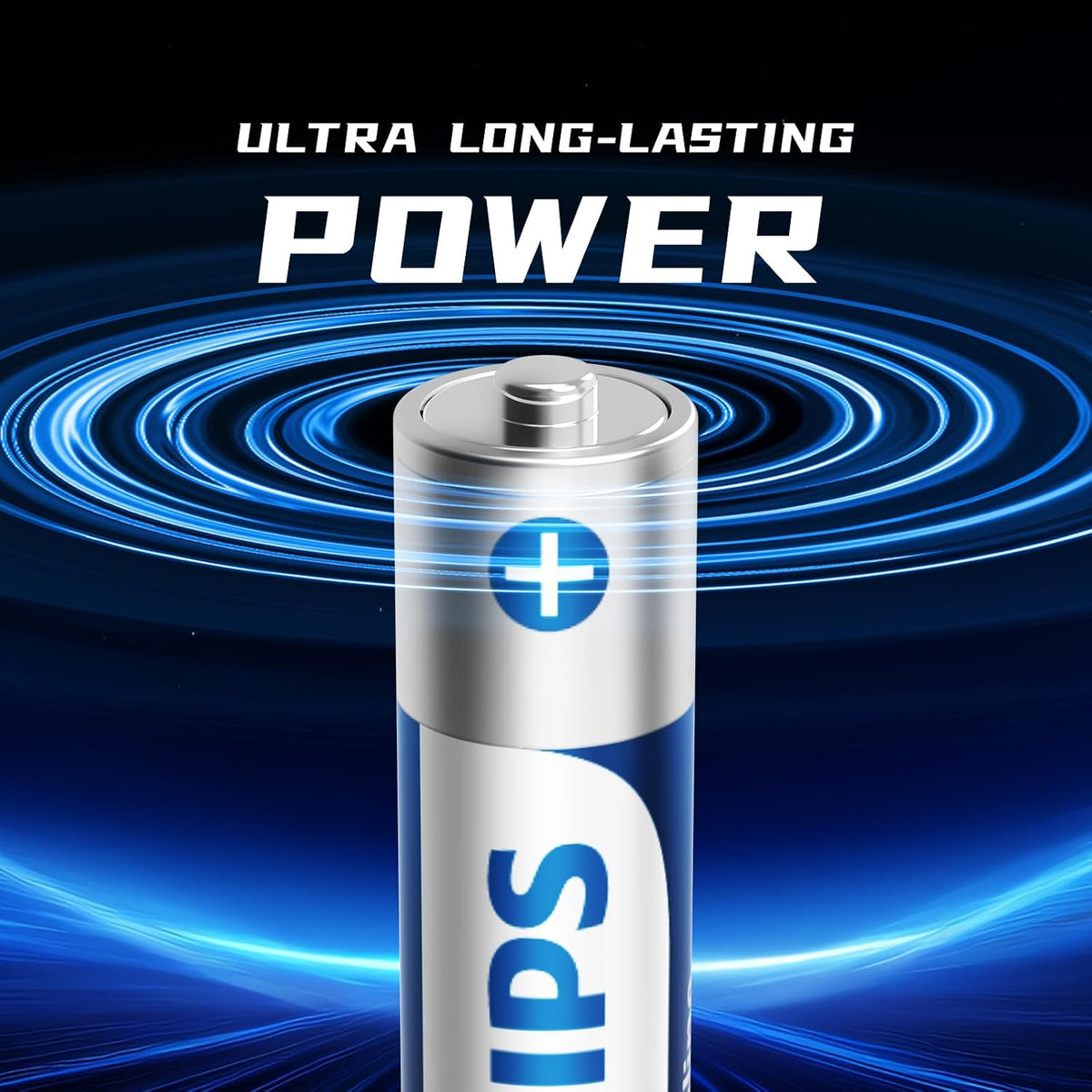 Philips AAA Alkaline Battery,10 Pack Ultra Long-Lasting Performance Battery (Pack of 10) (AAA Battery Ultra-20pcs)