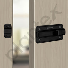 Plantex Premium Heavy Duty Door Stopper/Door Lock Latch for Home and Office Doors/Baby Latch - Pack of 20 (Z-Black)-6