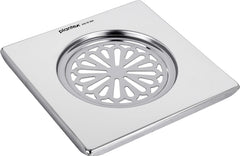 Plantex 304 Grade Stainless Steel Bathroom Drain Cover/Floor Drain/Drainage Cover/Bathroom Drain Jali (6x6 inches) - Chrome-1