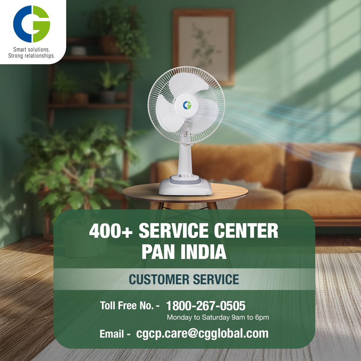 CG Flyair Table Fan 400mm-6