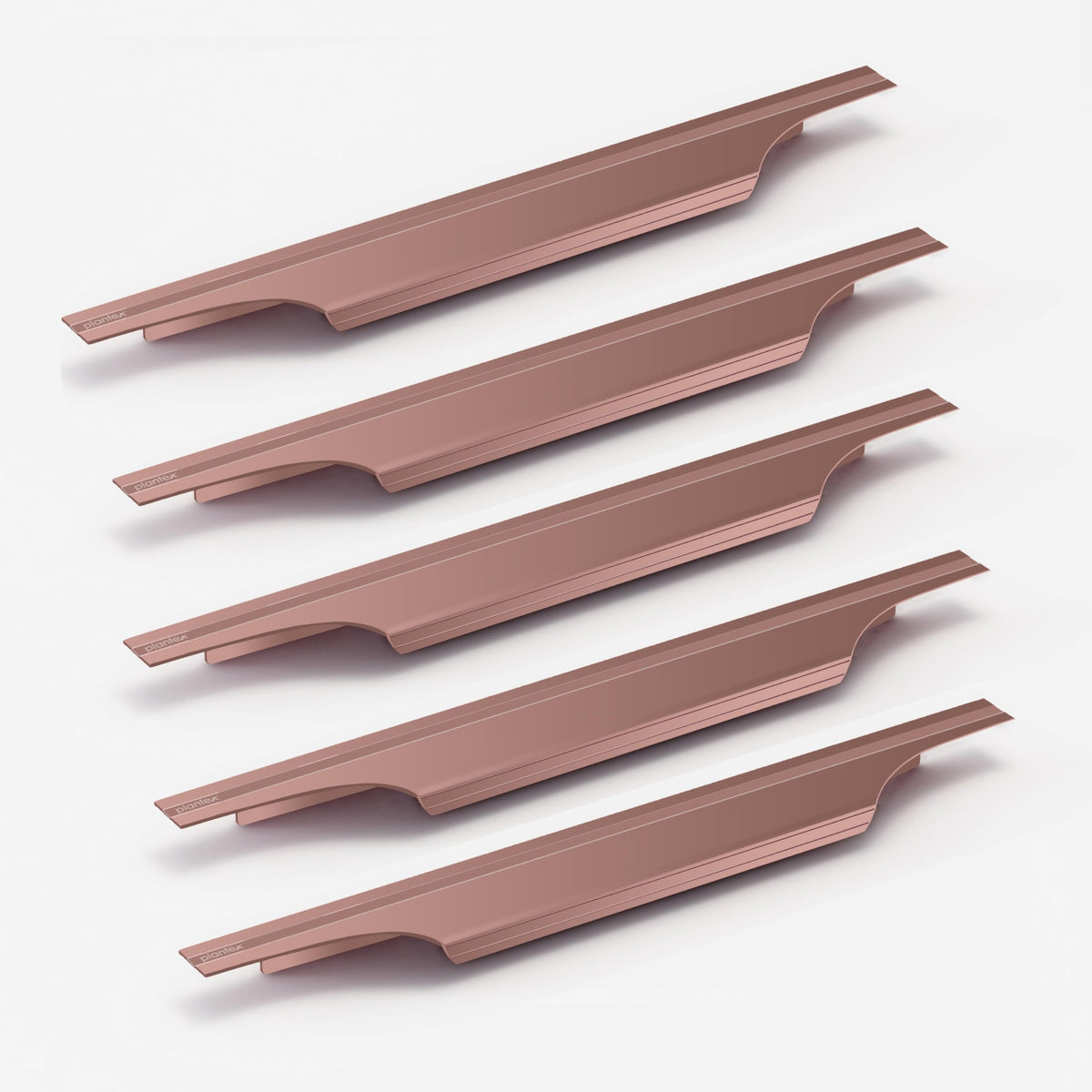 Plantex Profile Handle for Kitchen Cabinet/14 Inch Aluminium Drawer Profile Handle/Wardrobe Pull Handle for Home/Office/Hotel - Pack of 5 (Rose Gold) (Model APS-PF-1003)-1