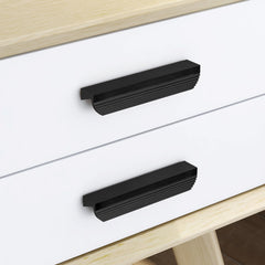Plantex Cabinet Handle/Kitchen Cabinet Door Handle/Wardrobe/96 mm Cupboard Handle/Door Pull-Push Handle for Home/Office - Pack of 2 (Black) (Model APS-DTC-5200)-1