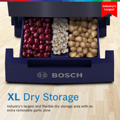 Bosch 226 L, 4 Star, Single Door Direct Cool Refrigerator with Pedestal Storage (CST22U14PI, 2.5X Faster Cooling, Cool Bottle Zone, 18 Hour Cooling Retention, Dark Lake)