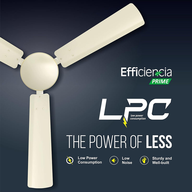 Havells Efficiencia Prime BLDC 1200 mm Ceiling Fan with Remote | 5 Star (Bianco)-2