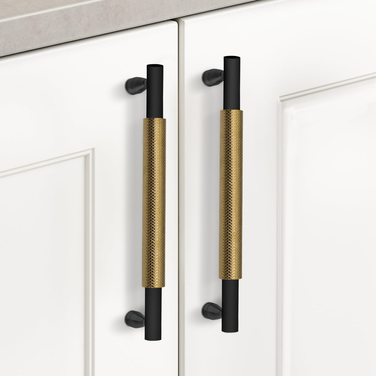 Plantex Cabinet Handle/Kitchen Cabinet Door Handle/Wardrobe/224 mm Cupboard Handle/Door Pull-Push Handle for Home/Office - Pack of 2 (Brass Antique) (Model APS-DTC-3910)-1