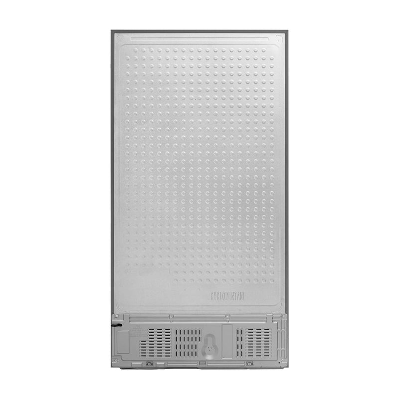 Midea 563 L Inverter Compressor with Multi Air Flow Cooling, Digital Display, Side by Side Refrigerator (MDRS710FGF46, Portable Ice Maker, Frost Free, Bru-Steel Finish)