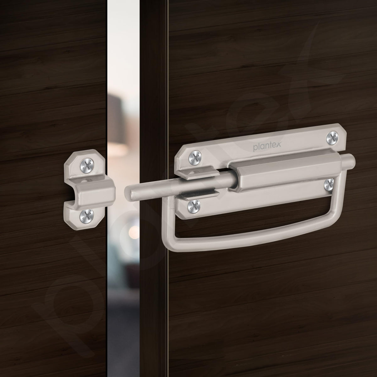 Plantex Door Stopper/5 Inch Baby Latch Kadi/Door Latch for Bathroom/Door Lock for Home/Office Doors - Pack of 3 (Matt)-3