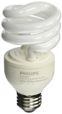 Philips 420059 Energy Saver Spiral 20W Soft White Dimmable CFL Bulb