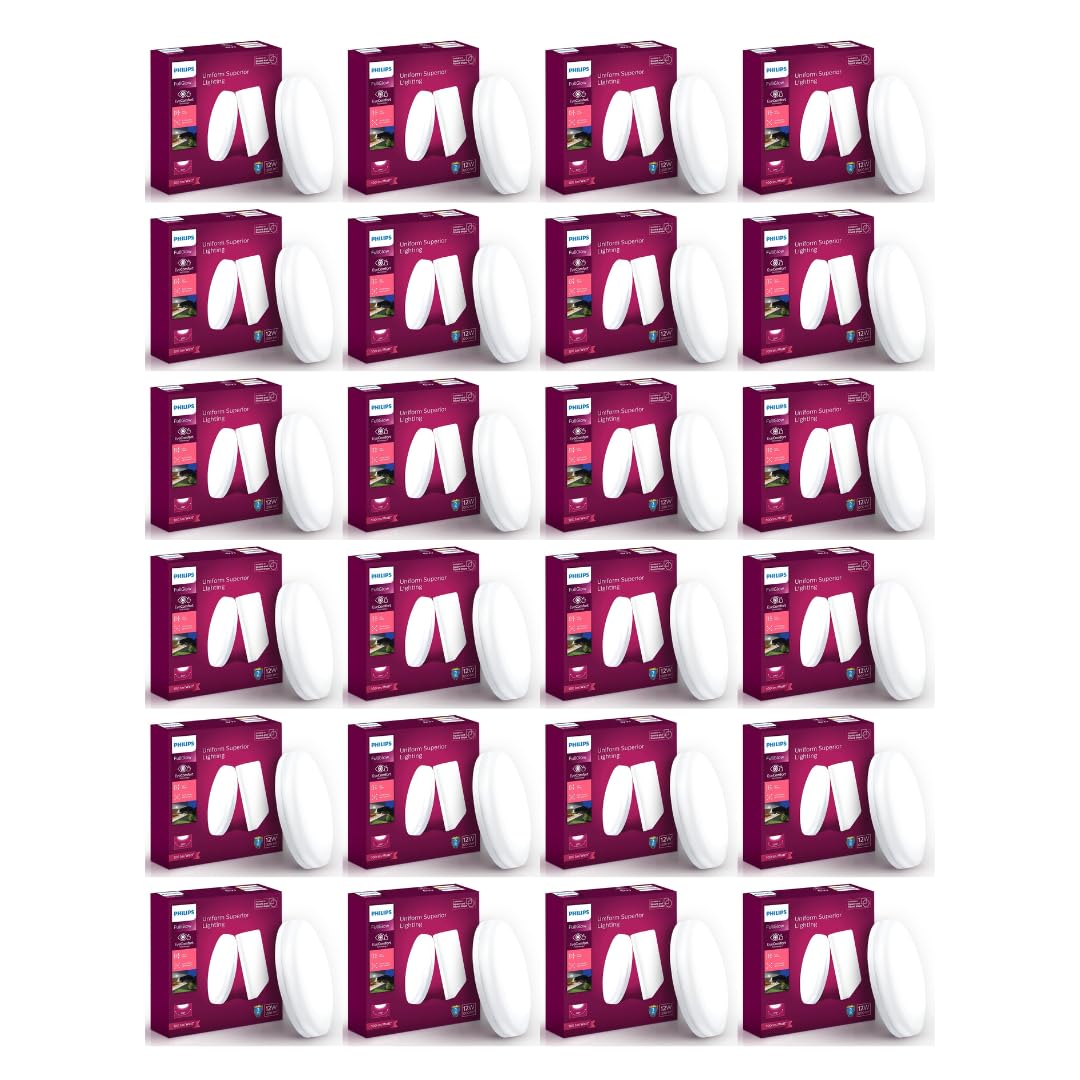 Philips 12-watt Round LED Surface Downlighter (Pack of 24)