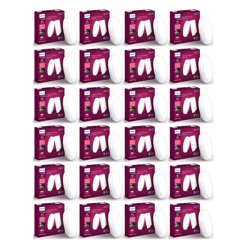 Philips 12-watt Round LED Surface Downlighter (Pack of 24)