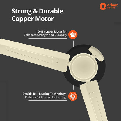 Orient Electric 1200mm Falcon 400 High Speed Ceiling Fan (Ivory)
