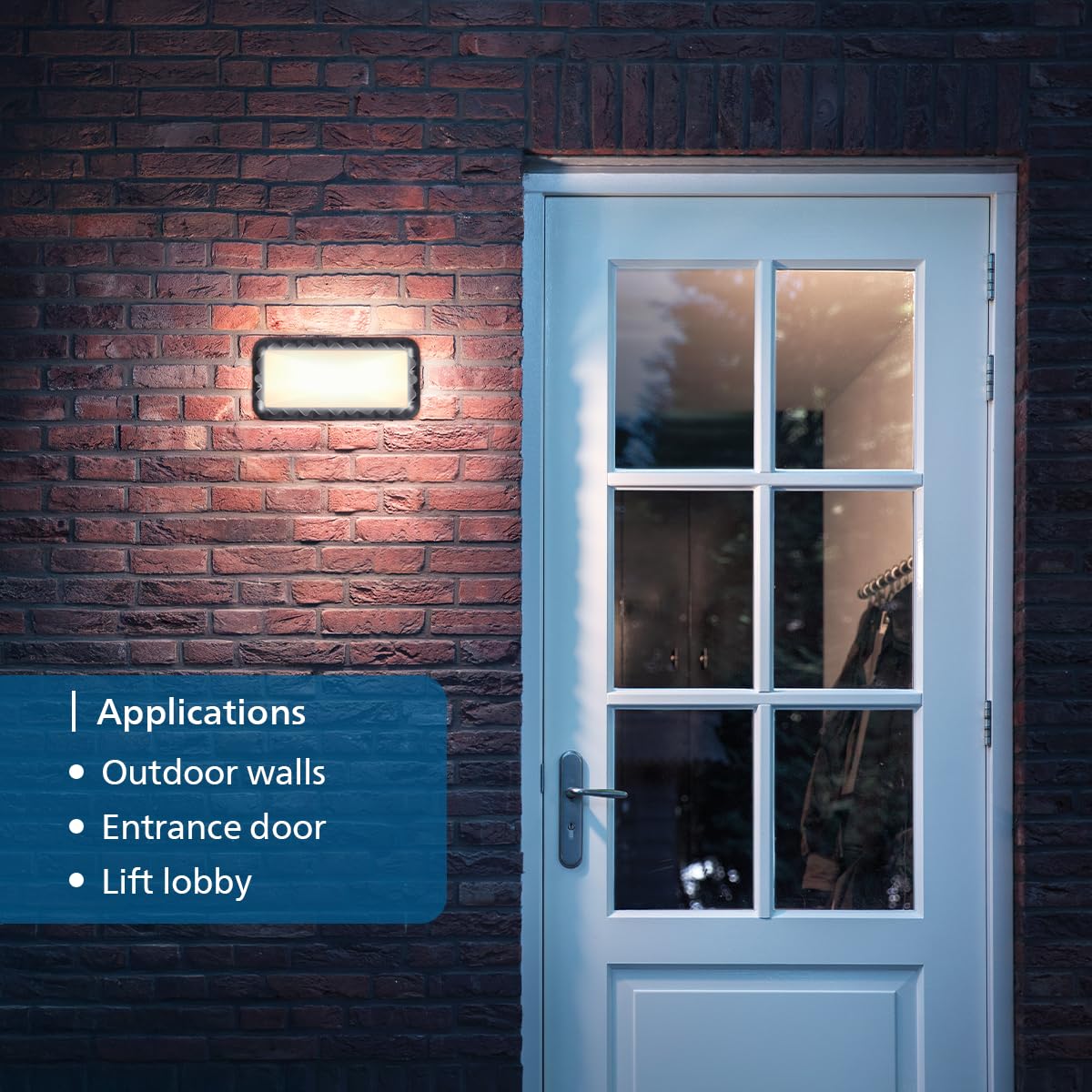 Philips 10W Shine IP65 Outdoor Wall Light