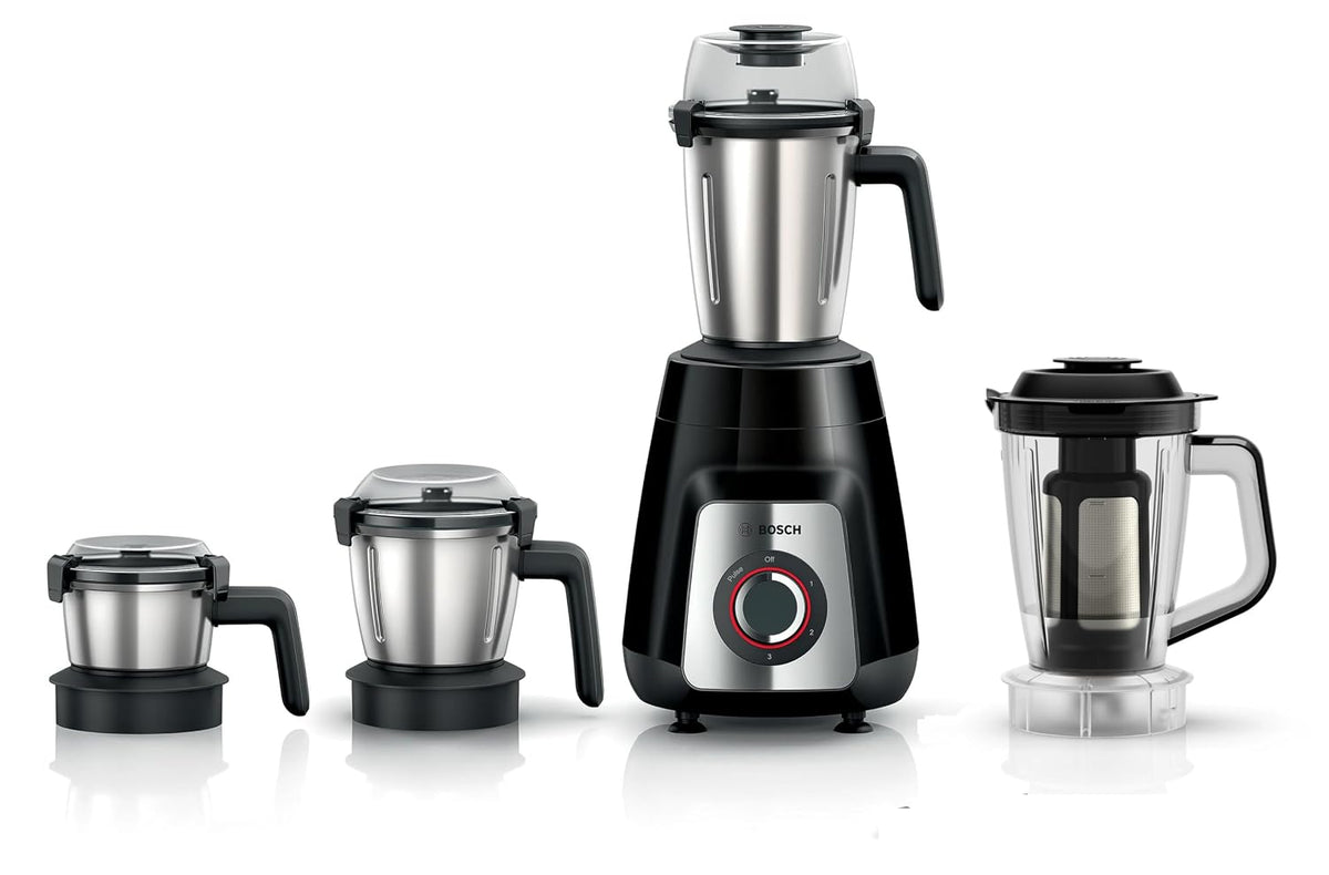 Bosch TrueMixx 750 Mixer Grinder 4 Jar Black MG6414A1KI