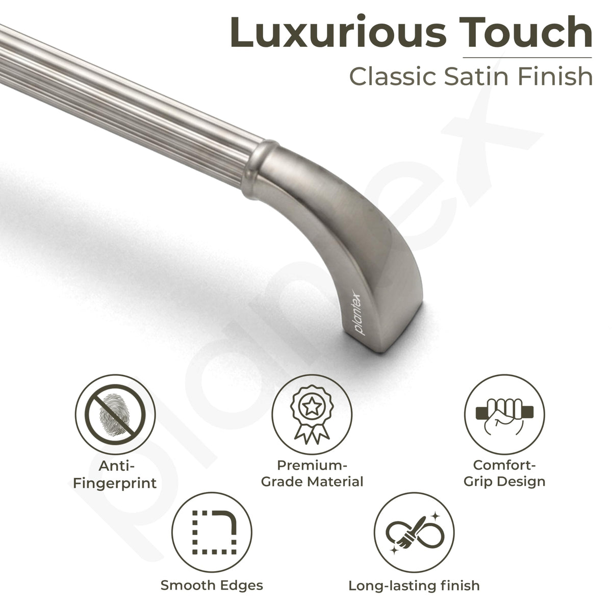 Plantex Cabinet Handle/160mm Handle for Drawer/Wardrobe/Kitchen Handle/Pull-Push Handle for Home/Office - Pack of 1 (Satin) (Model APS-PH-105)-3