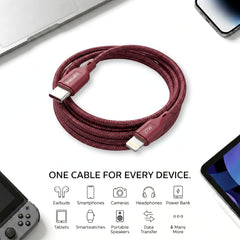 Philips DLC4150LI/94 27W iPhone Original Type-C to Lightning Fast Charging Cable (1.5m, Iron Red)