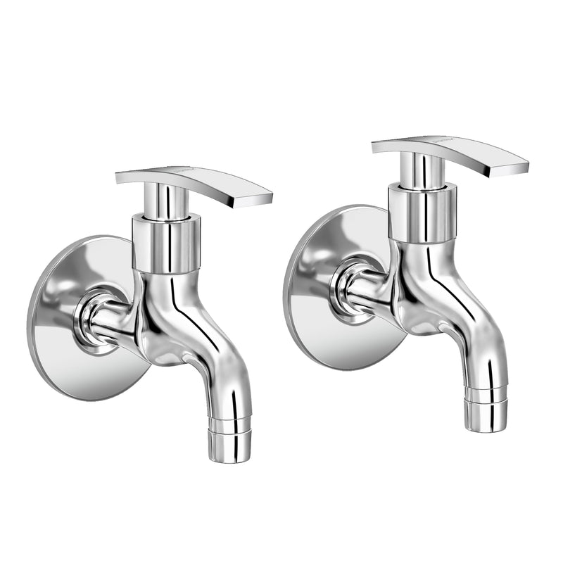 Plantex Washing Machine Tap with Brass Spindle/Tap for Washing Machine with Water Saving Aerator/Garden/Pipe Connection Tap/Washing Machine Pipe Connector- Pack of 2 (Chrome)-1