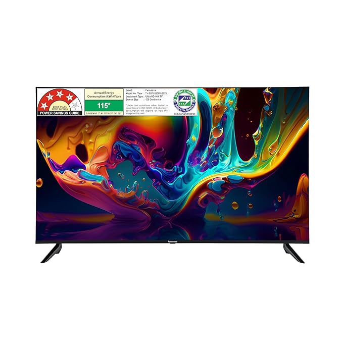 Panasonic 108 cm (43 inches) 4K Ultra HD Smart LED Google TV TH-43MX660DX (Black)