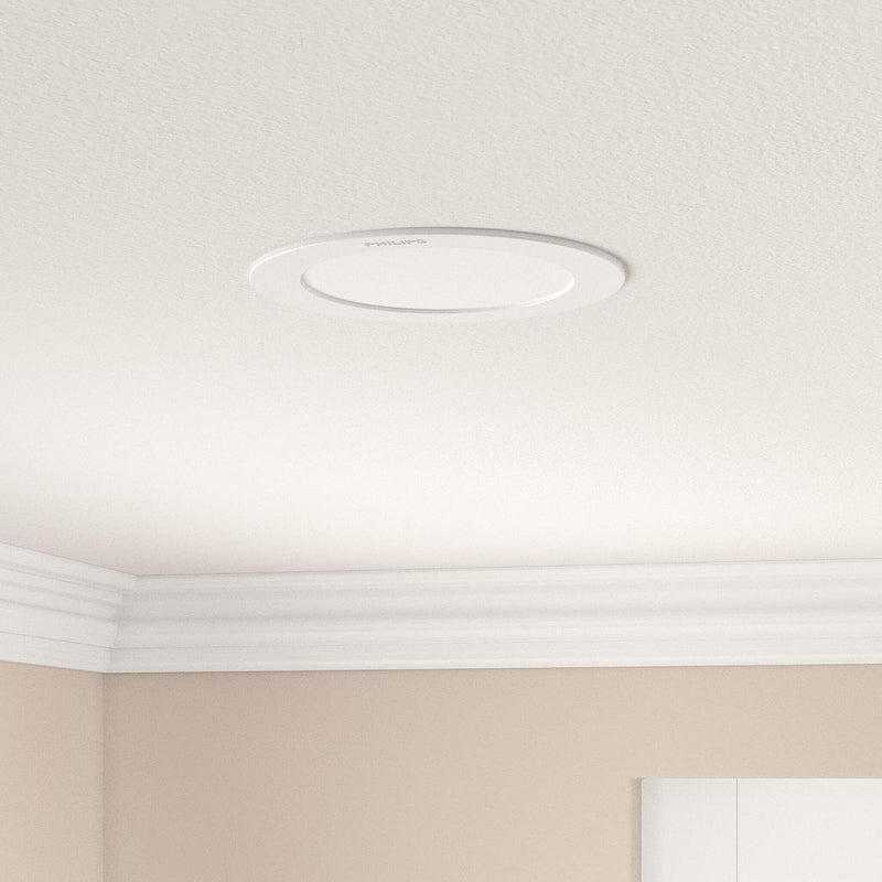Philips 12W Round AP Plus UltraGlow LED DL Recessed LED Panel Ceiling Light (Pack of 2,Warm White)