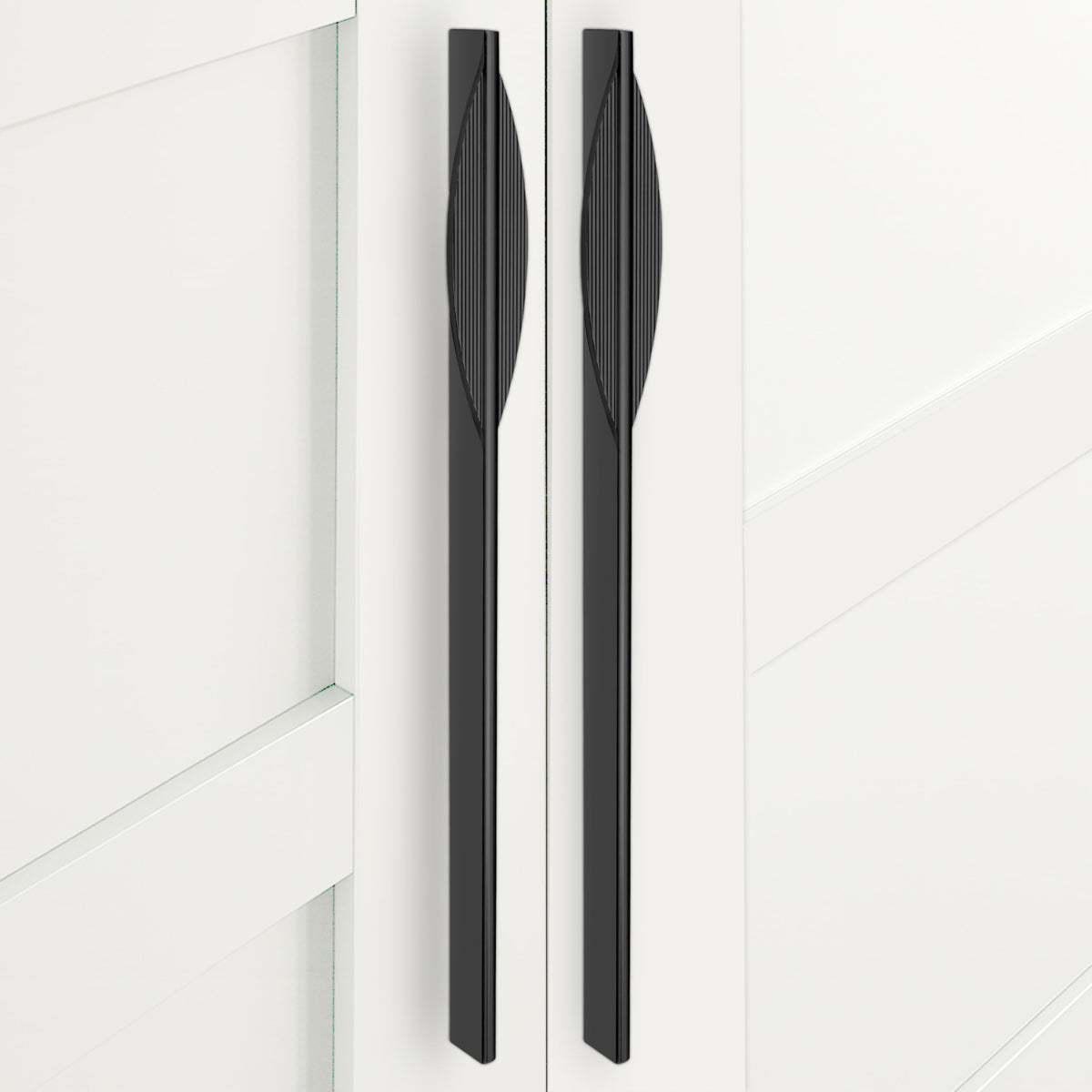 Plantex Cabinet Handle/Kitchen Cabinet Door Handle/Wardrobe/600 mm Cupboard Handle/Door Pull-Push Handle for Home/Office - Pack of 2 (Black) (Model APS-DTC-5590)-1