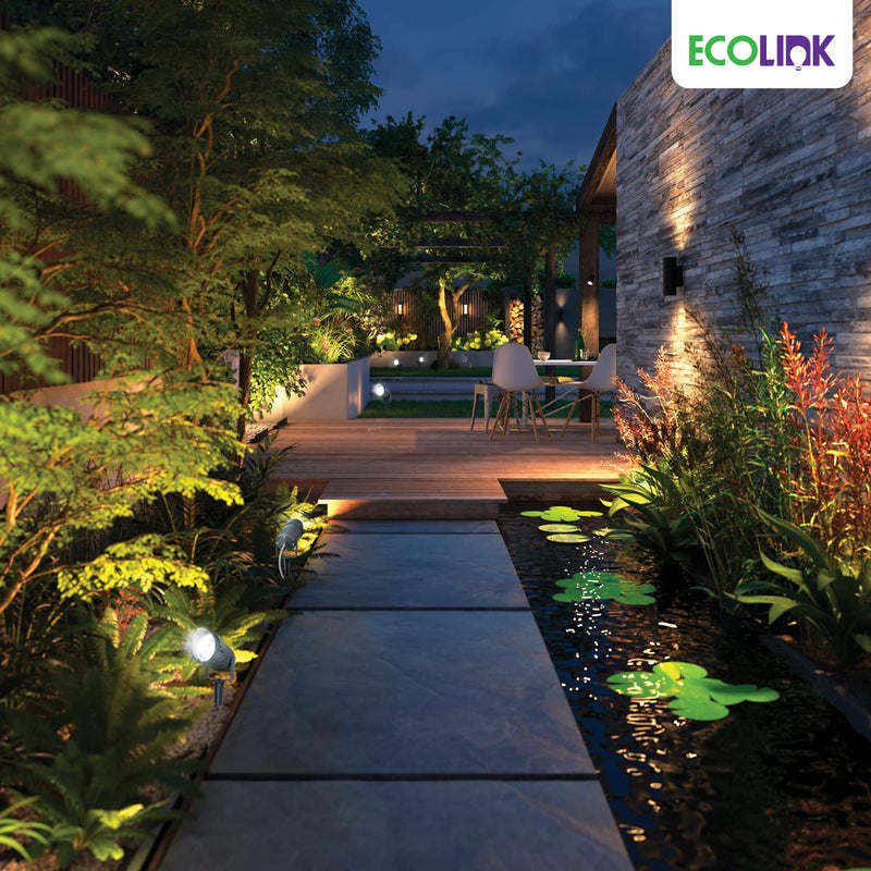 Philips EcoLink 7-Watt Garden Spike 3000K IP65 (Pack of 1), White, Standard
