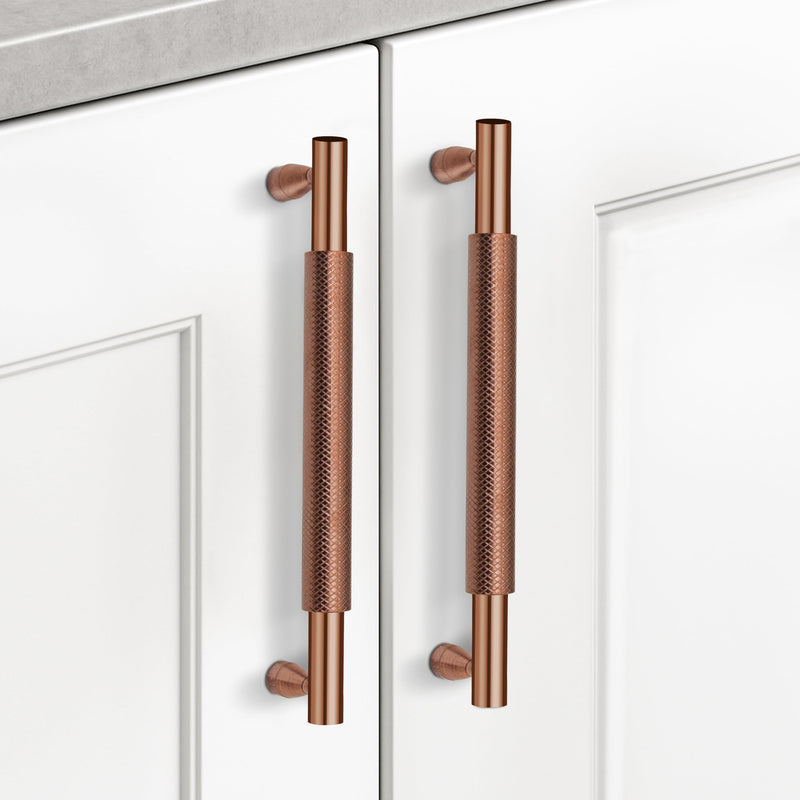 Plantex Cabinet Handle/Kitchen Cabinet Door Handle/Wardrobe/224 mm Cupboard Handle/Door Pull-Push Handle for Home/Office - Pack of 2 (Rose Gold) (Model APS-DTC-3910)-1