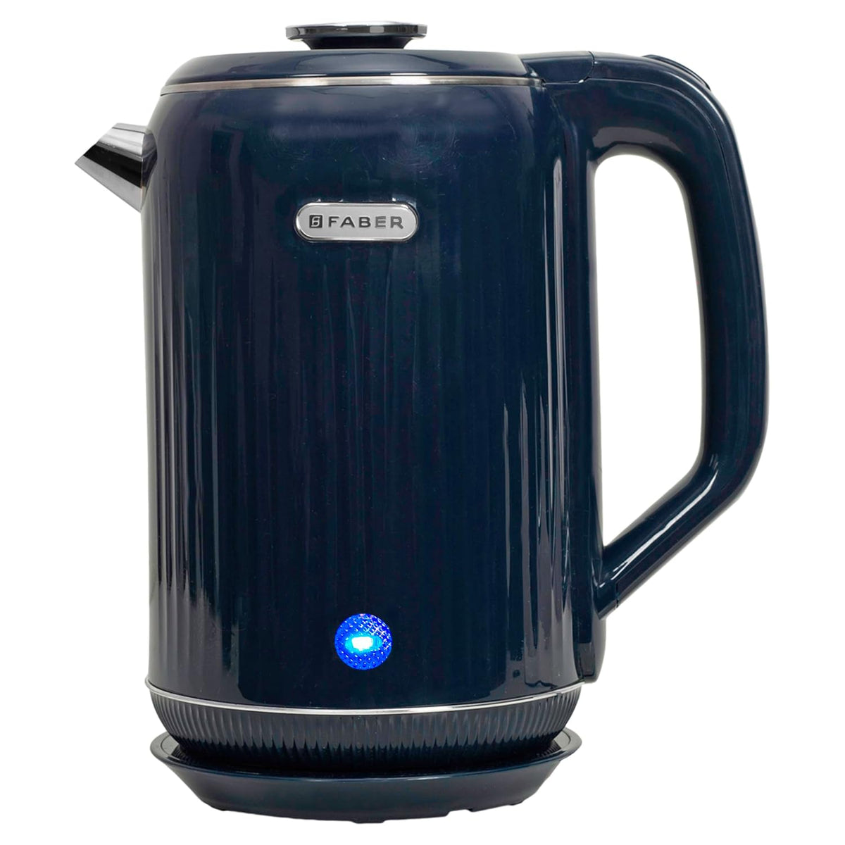 Faber Electric Water Kettle| 1.8L| 1500W| 3X Protection - Auto Off, Dry Boil, Overheating| Double Layered Cool Touch Out