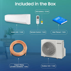 Samsung 1 Ton 5 Star,New Star rated Bespoke AI Inverter Smart Split AC (WiFi, Energy Saving, Voice Control, Powerful Cooling, Copper, Digital Inverter, 4 Way swing,5 Step Convertible,AR50H12D1ZHNNA)