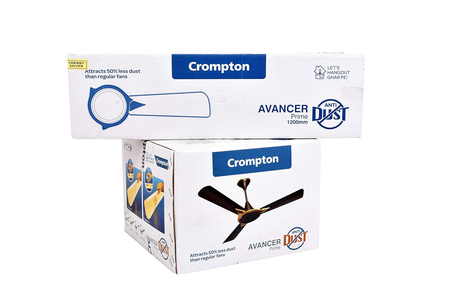 Crompton Avancer Prime 1200 mm (48 inch) Decorative Ceiling Fan with Anti Dust Technology (Coco Gold), Pack of 1 (123456789)