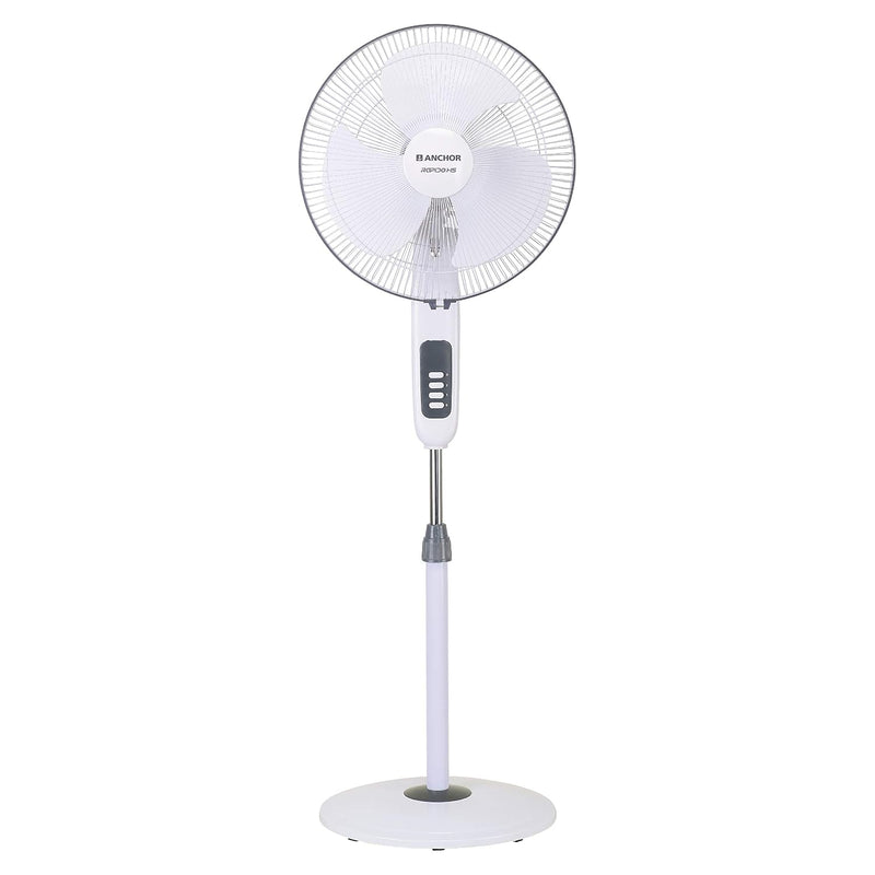Anchor by Panasonic Rapido 400 mm High Speed Pedestal Fan (Grey)-2