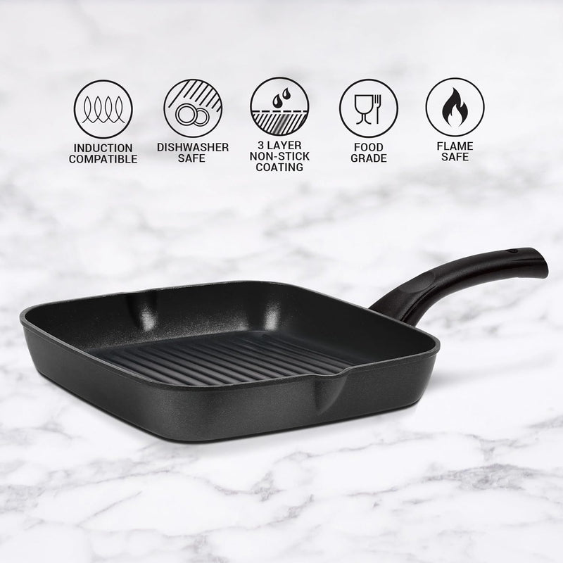 Grill Pan Induction Die Cast (Milton Procook)