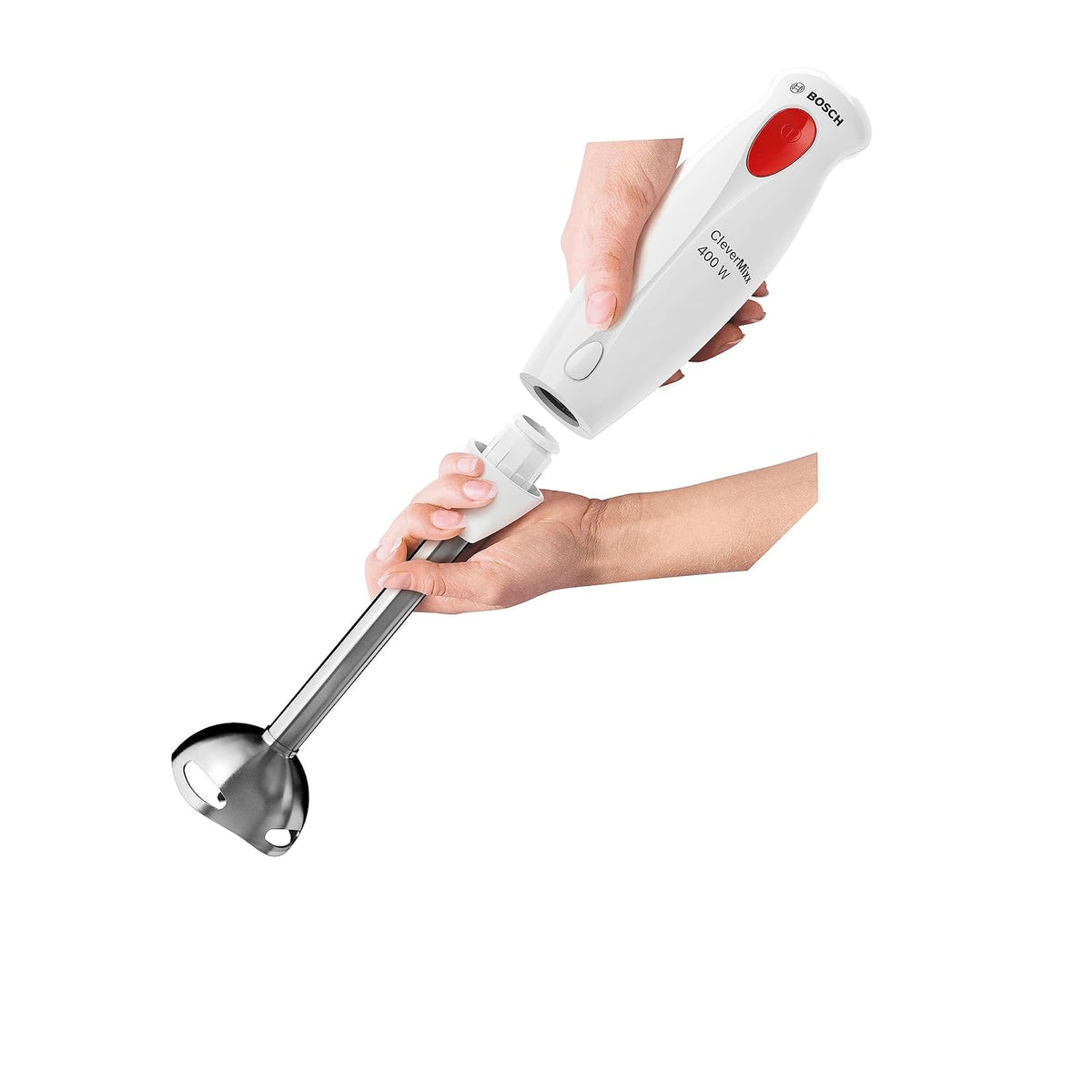 Bosch 400 Watts Steel Leg Hand Blender With Beaker (White) Ms1Wr1111I