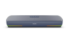 Philips SPA4124BL/94 Wireless Bluetooth Speaker, 20W, 8H Playtime, Bluetooth 5.1, TWS Mode, RGB Light