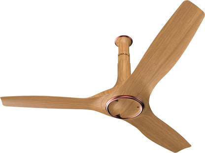 Bajaj Arioso 12DC5R 1200MM Silent Abs BLDC Ceiling Fan For Home | 5 Starrated Energy Efficient | Remote Control | High Air Delivery, Silent Operation | Unique Adjustable Canopy 【Wood & Copper】