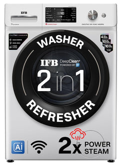 IFB 9 Kg 5 Star, 9 Swirl Wash, Steam Refresh, Eco Inverter Motor, WiFi, DeepClean®Ai Powered Fully Automatic Front Load 